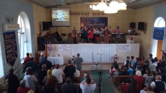 Пасха 28.04.2019..ц Осанна.Синельниково(4) смотреть онлайн