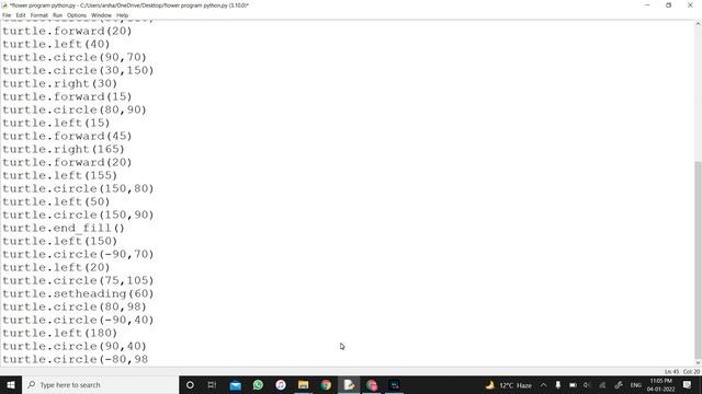 Draw Rose Flower ? With Python Turtle Graphics | Kamaal ki class