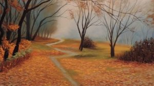 ♫ . Вадим Козин – «Осень, прозрачное утро», живопись