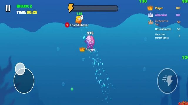 Mini Game fishdom Eat Fish.IO ads, help fish attack boss смотреть онлайн