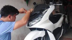 HONDA PCX 160 CLEAR VISOR INSTALLATION
