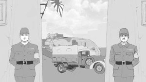 Анимированная история подвига Героя Советского союза Исса Плиева.