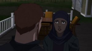 Young Justice | Cyborg meets team | Halo's powers explained