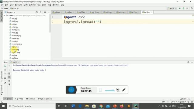 16. Edge detection (Canny edge detection) using python