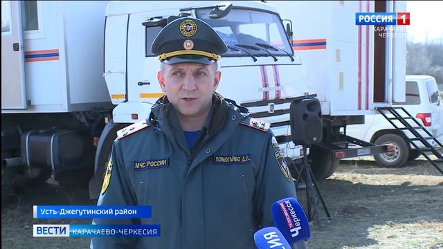 В Усть-Джегутинском районе прошли командно-штабные учения подразделений МЧС