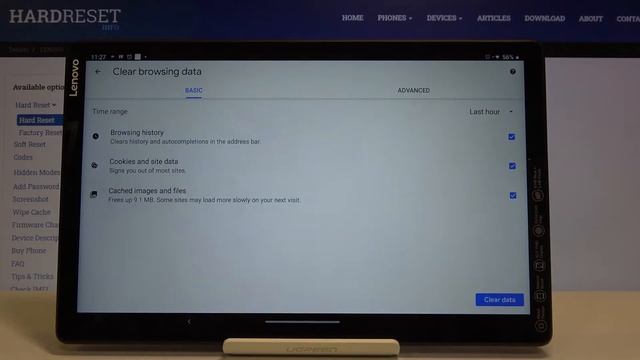 How to Clear Browsing Data in LENOVO Tab M10 – Remove Browsing History смотреть онлайн
