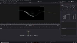Анимация текста по заданной траектории в DaVinci Resolve