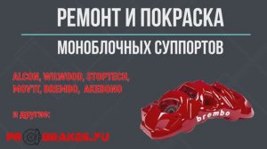 Правильная покраска суппортов