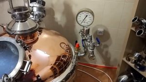 Перегонка яблочной браги на медном ПВК часть 1