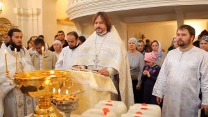 Водосвятный молебен.Протоиерей Петр (Мухин)