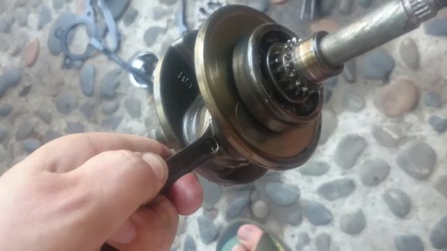 Заклинило шатун на СИМ Эксель 2 (SYM Excel 2) смотреть онлайн