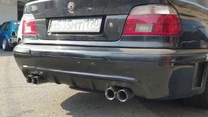 Звук CASTOM-ного выхлопа E39 V8 4.6l