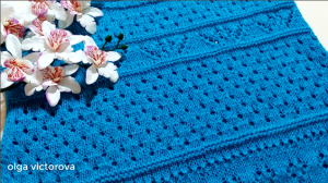 АЖУРНЫЙ УЗОР ГОРОШЕК 198 Вязание Узоры спицами