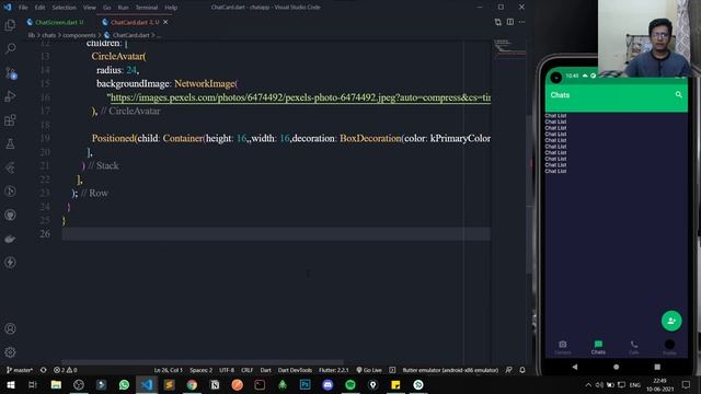 ChatApp in Flutter from scratch Part(1/3){frontend} смотреть онлайн