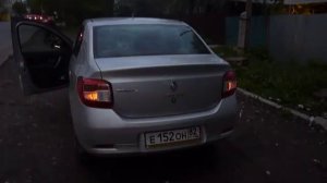 Динамический поворотник Рено Логан