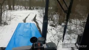 Мтз-82.1 с ПСТ-9 Перевозка дров!