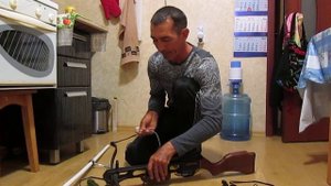 НАТЯГИВАЕМ ТИТИВУ НА ПЛЕЧИ 84 КГ АРБАЛЕТ СКОРПИОН