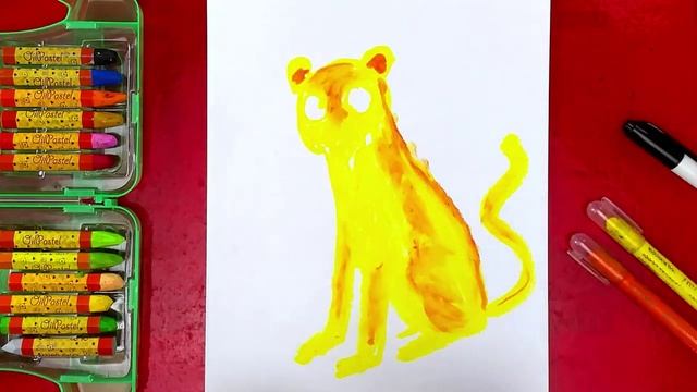 Как нарисовать ГЕПАРДА - Урок рисования для детей
