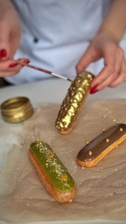 МК✨ ЗОЛОТОЙ ЭКЛЕР от Анны Екимовой✨＂Golden＂ Eclair Recipe