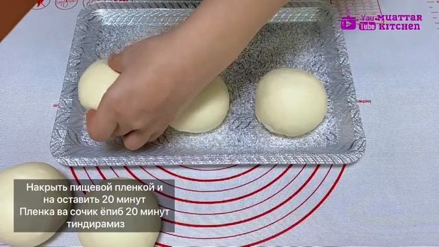 «Узбекская лепешка с мясом». Очень вкусно и сытно!? «Гоштли нон». Жуда маззали ва тойимли?