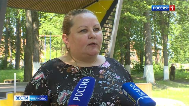 В поселке Колобово Шуйского района преображается местный парк смотреть онлайн