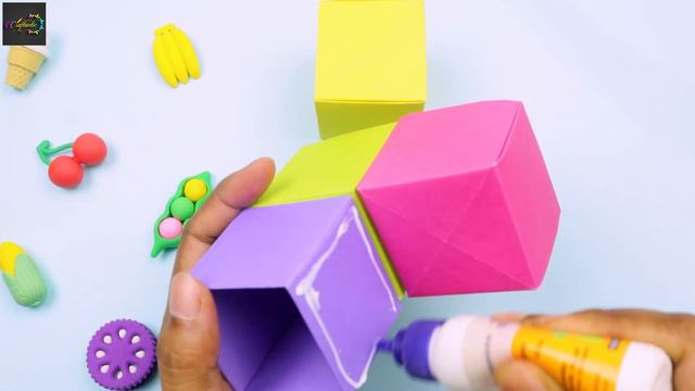 DIY Paper Drawer Box| Easy Origami Box| School Crafts| DIY Desk Organizer| Paper Crafts