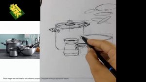 Drawing class - Object drawing - Kitchen vessels (रसोई के बर्तन )