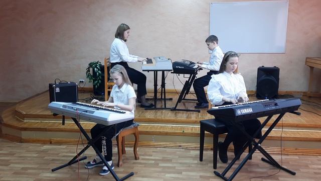 Тема Паганини. Инструментальная группа "Клавиши": Белозёрова А., Обиня К., Ветрова Д., Смирнова Т. смотреть онлайн