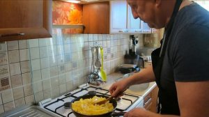Вот это я называю Сытный ужин|Жареная КАРТОШКА на курдюке|Закуска что надо