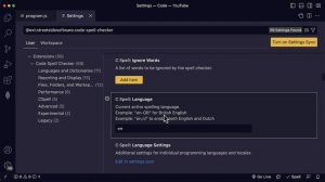 Code Spell Checker Extension for Visual Studio Code