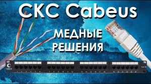 СКС Cabeus: медные решения для структурированных кабельных систем Cabeus