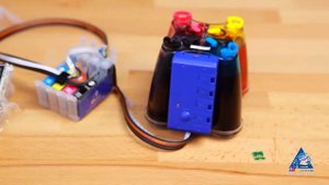 Как установить СНПЧ на Epson Stylus S22?