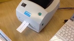 Calibration of a ZEBRA TLP 2844 printer.