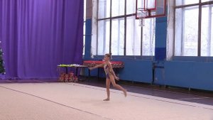 Художественная гимнастика, БП "Маленькая спит королева", Арина 8 лет. #rg #гимнастикадети