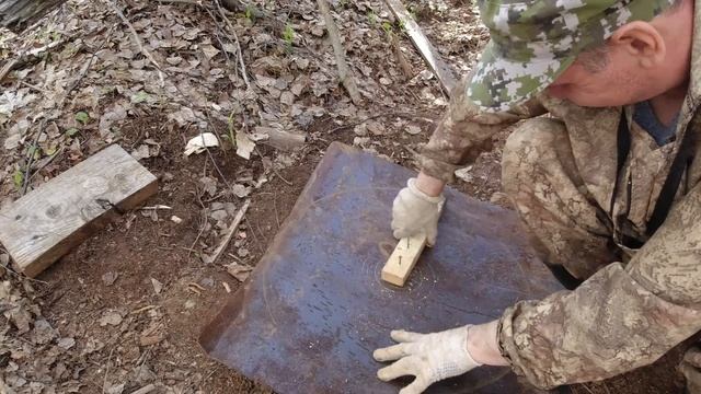 Строительство землянки у реки Кама | Крыша полностью готова смотреть онлайн