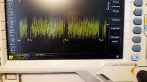 Осциллограф Rigol DS1102Z-E, сигнал usb  флешки на  осциллографе