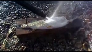 Быстрая очистка щуки от чешуи керхером)