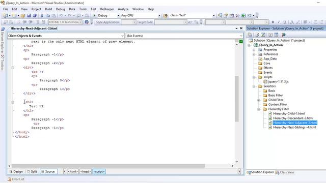 How To Use Next Adjacent Selector In Jquery - Part 45