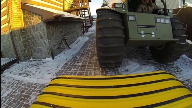 Испытания на прочность саней-волокуш для снегохода SnowTrail 2500 смотреть онлайн