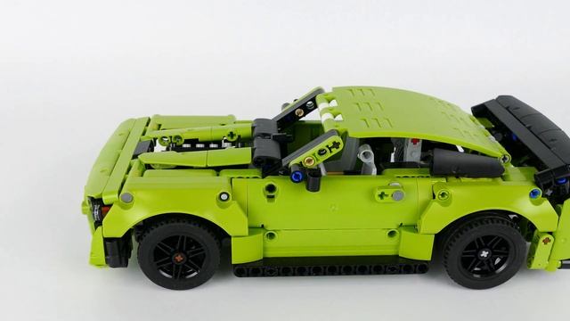 Ford Mustang Shelby GT500 LEGO Technic 42138 Steering + V8 Mod #grohl666 #ford #42138 #technic смотреть онлайн