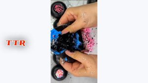 Удовлетворяющая слизь ASMR | Расслабляющее видео слизи #23 - хрустящие слаймы