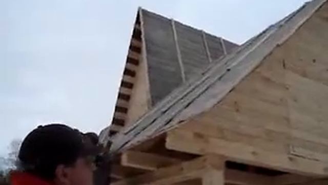 Строительство брусового дома смотреть онлайн