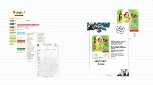 1.Spotlight 3. Содержание учебника. Student's Book p.1-3. Contents + Words. Вордбук