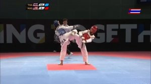 Taekwondo female's Under 49 kg | Panipak.W THA vs N.Shaharuddin MAS | 29th SEA Games 2017