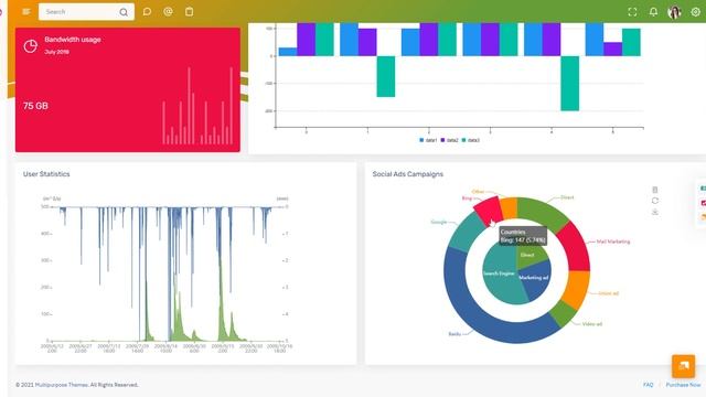 Bootstrap 5 Admin Template fully Responsive With Sass – CrmX смотреть онлайн
