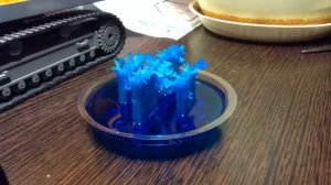 Выращивание кристалла. 17 часов за 37 секунд.