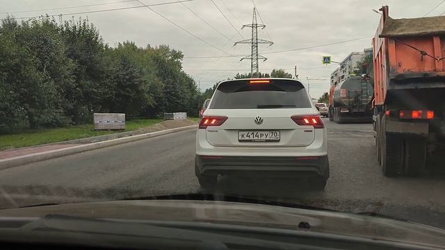 Экзаменационный маршрут ГИБДД 2023 год, сентябрь. г. Томск. смотреть онлайн