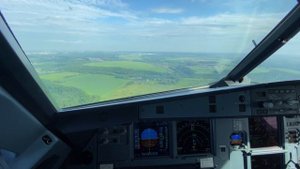 Заход и посадка в Калуге