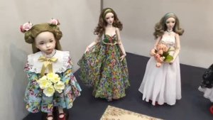 Много шарнирных кукол !!! Выставка кукол в Москве часть —2—
