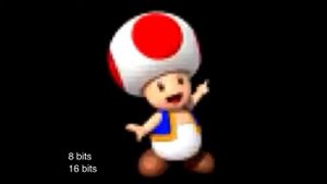 1 2 4 8 16 32 64 128 bits ( Toad)